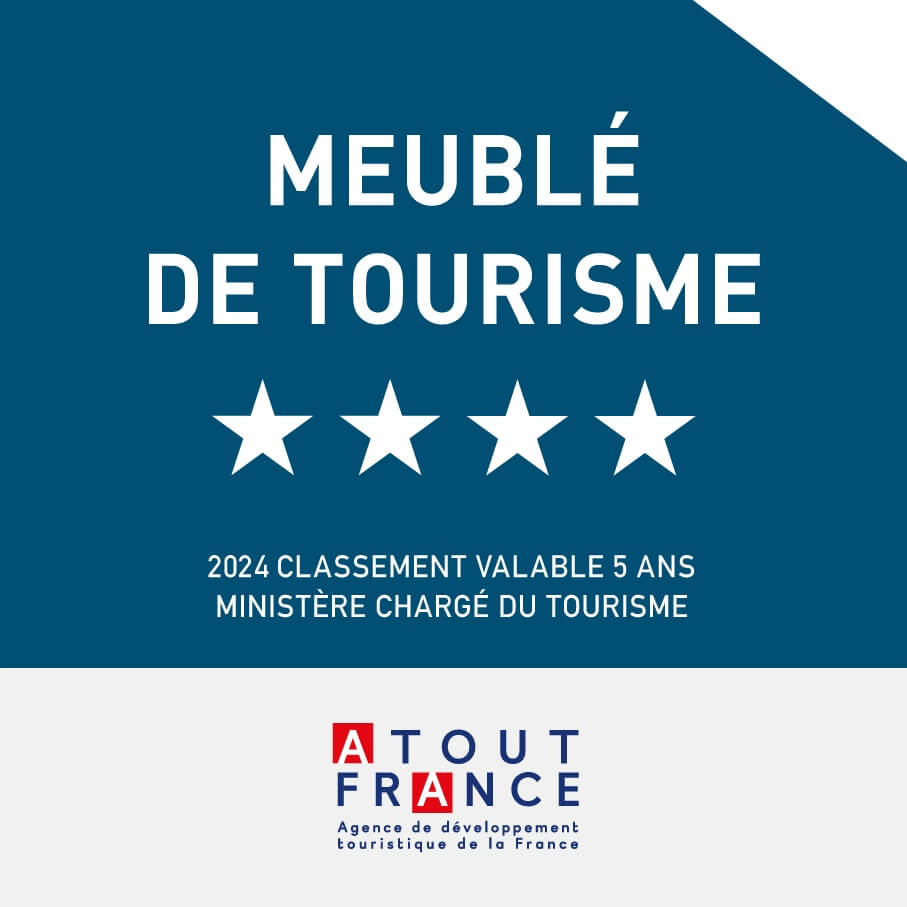 Meublée tourisme 4 étoiles 2024