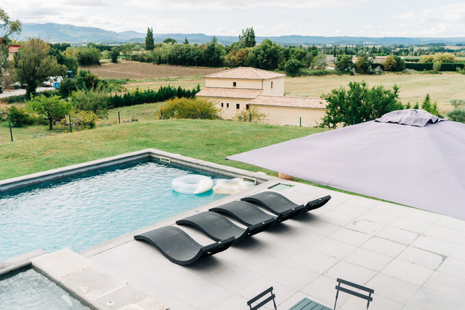 Photo gîte Drôme avec piscine chez marcel