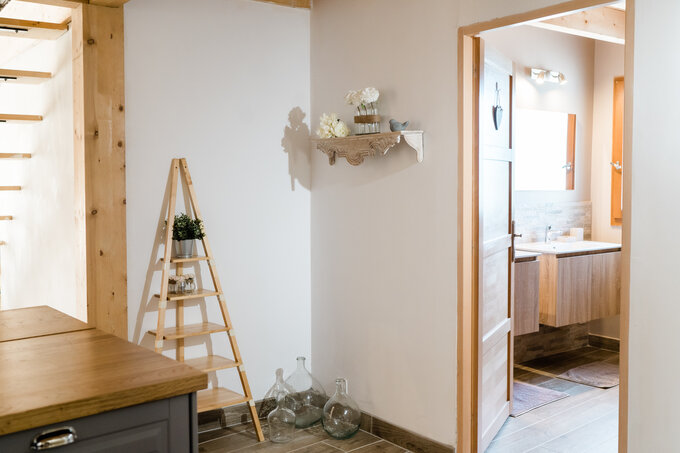 Photo salle de douche gîte Drôme avec piscine chez marcel